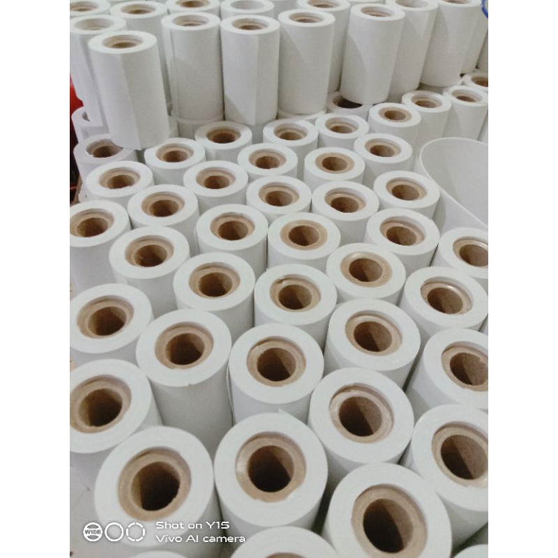 

Kertas Thermal Edc poloskor 57X30mm Paket 1 Pack isi 10 Pcs