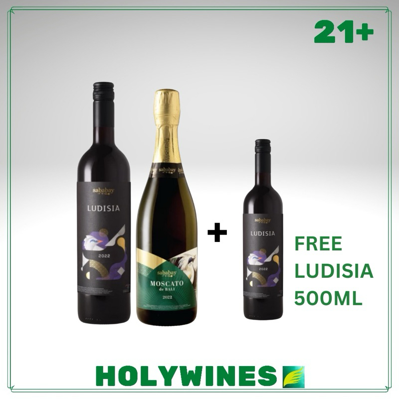 Moscato & Ludisia sababay Promo Red wine