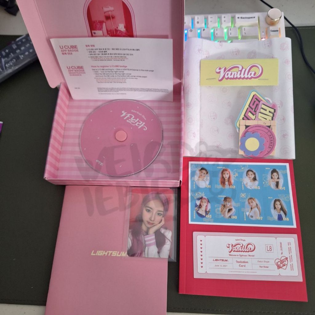 LIGHTSUM VANILLA UNSEALED ALBUM LEE JUHYEON