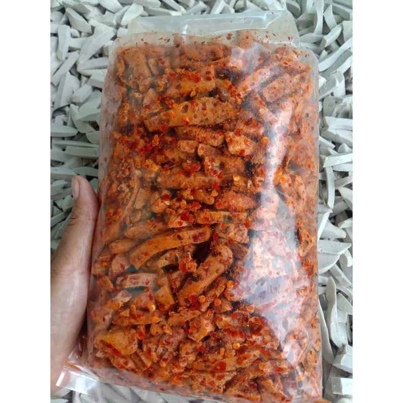 

cemilan basreng stik pedas daunjeruk 1kg