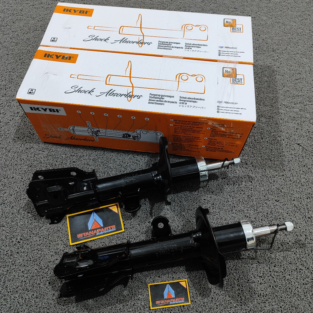 PAKET Shockbreaker Merk IKYBI Rush Th 2008 - 2017 Depan Belakang Original Asli