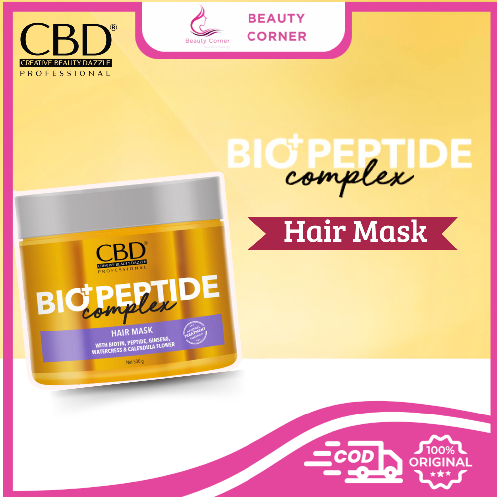 CBD Bio+Peptide Complex Hair Mask - 500ml
