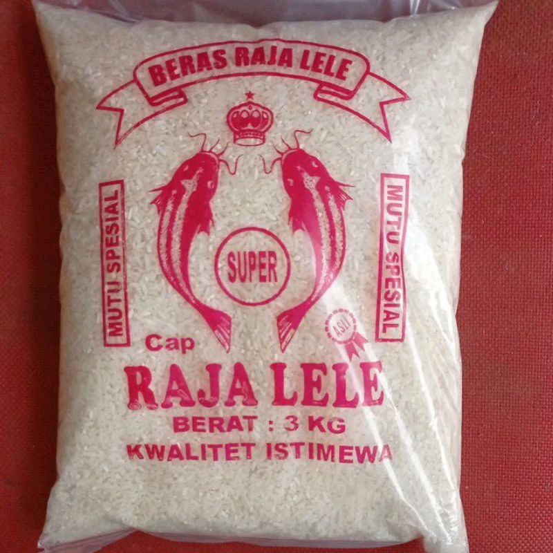 

Beras 3kg Raja lele Berat 3kiloan cocok zakat sedekah jumat