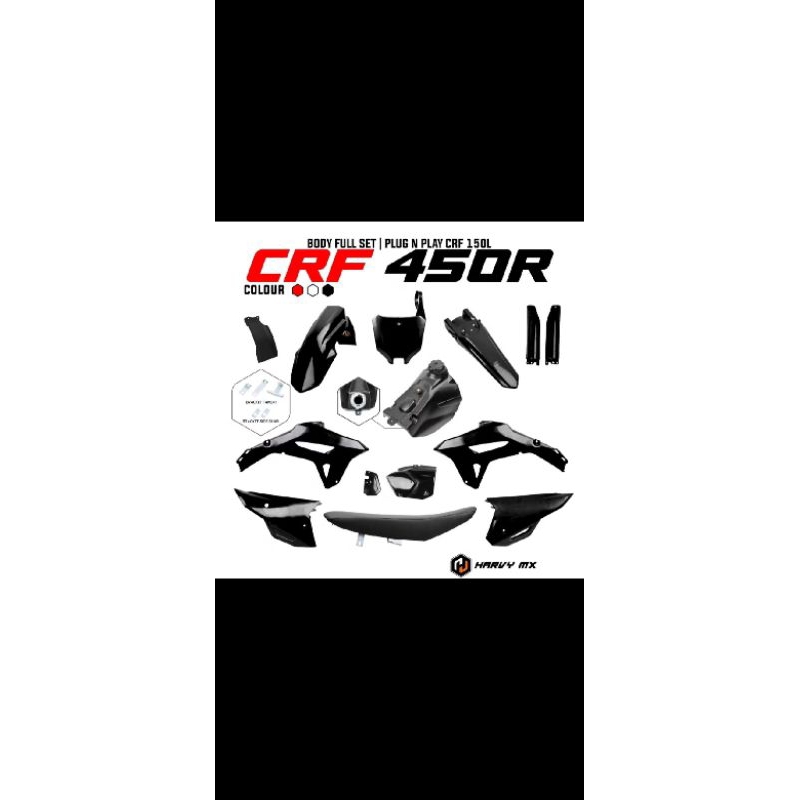 Harvy AX Body Full Set CRF 450R