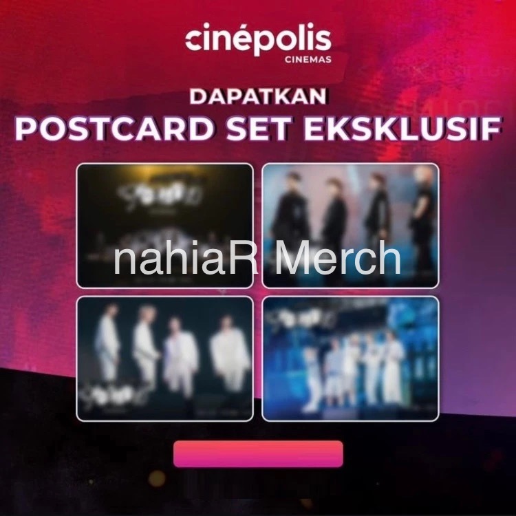 

Seventeen tour 'Follow' Again to Cinemas x Cinepolis Official Postcard Set