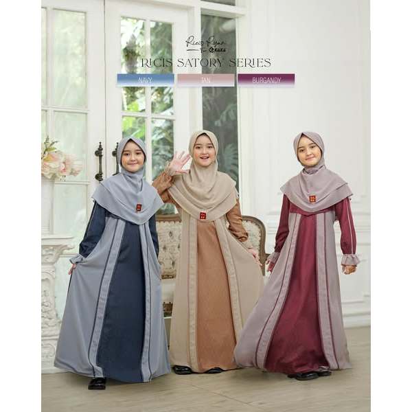 SATORY GAMIS ANAK KEKE / GAMIS ANAK KEKE TERBARU / GAMIS KEKE ORI / GAMIS ANAK PROMO