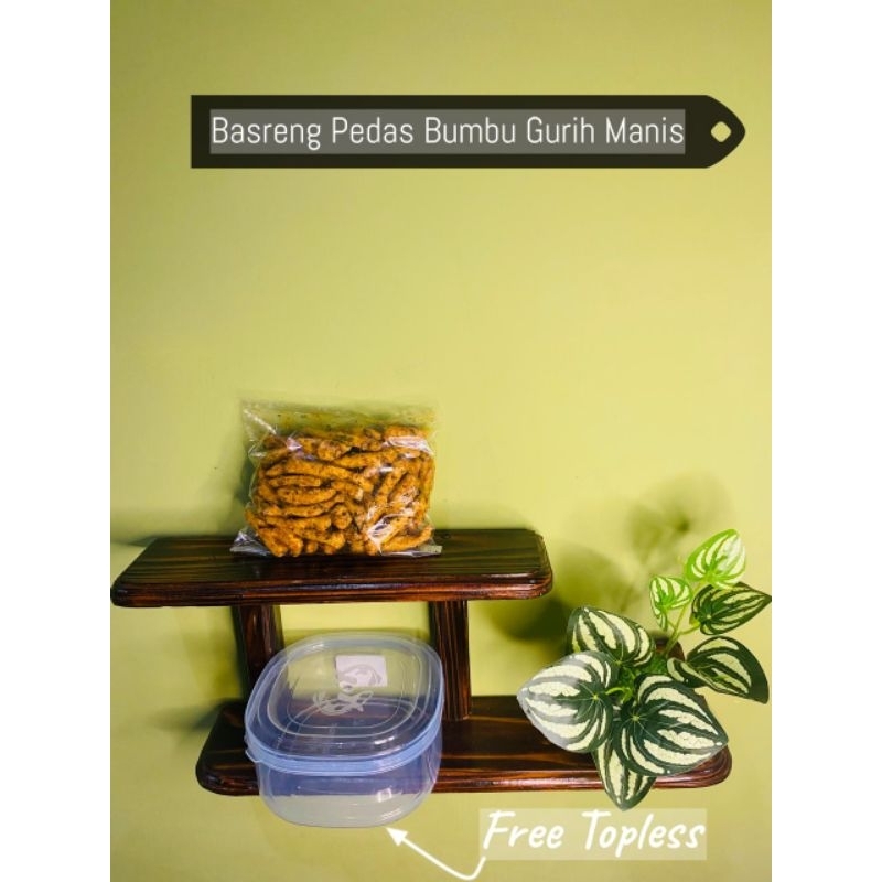 

Basreng pedas bumbu gurih manis free topless