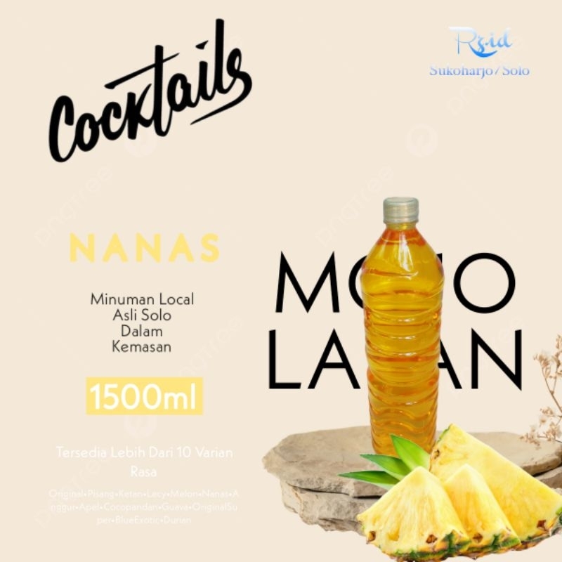 

Jus/Sirup Nanas Asli Solo 1500ml