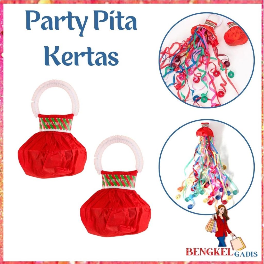 

BG Party Pita Kertas Konfeti Kertas Cracker Popper Pita Warna-warni Pita Warna Acak Perlengkapan Dekorasi Pesta Kertas Konfeti