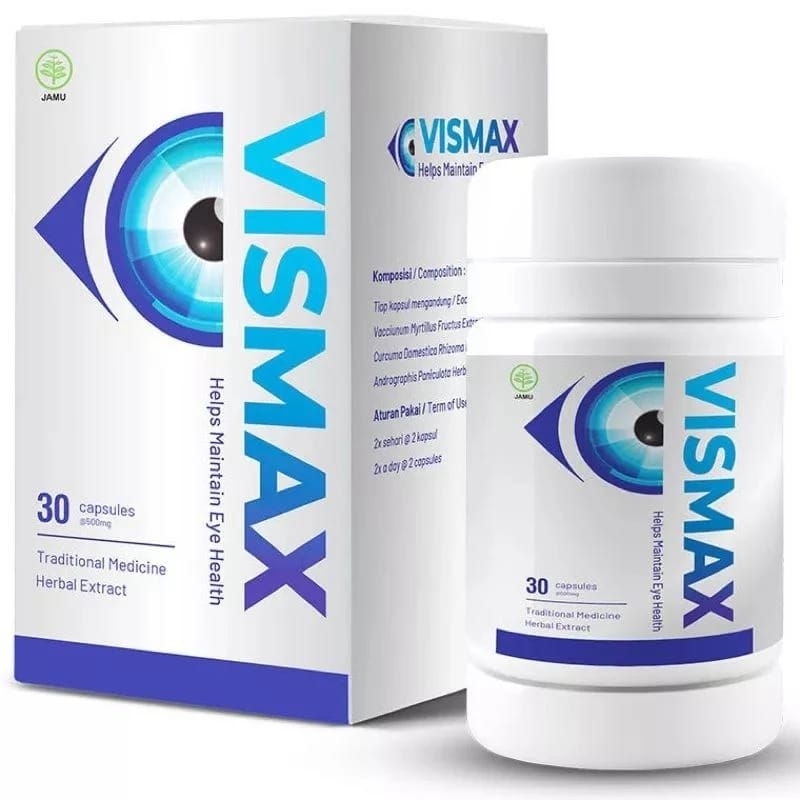 VISMAX Asli Original Obat Mata Minus Katarak Rabun dan Silinder Vismax Official Vismax Original Vism