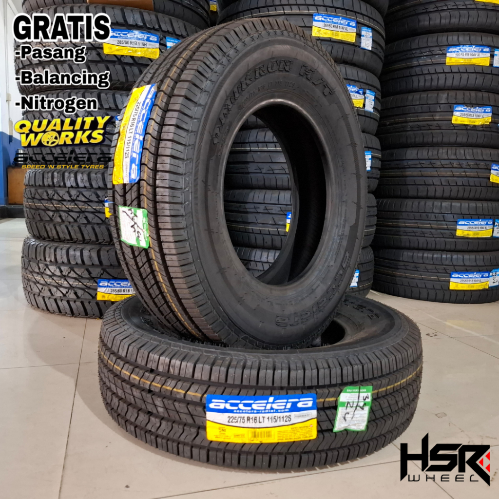 BAN MOBIL RING 16 UKURAN 225 75 R16 ACCELERA OMIKRON HT 225/75 R16