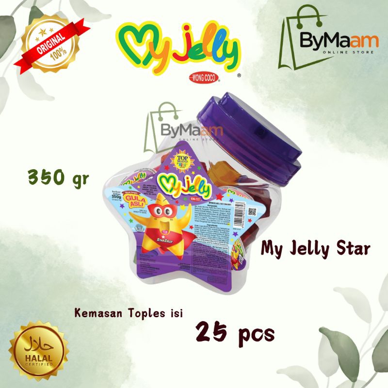 

WONG COCO MY JELLY Star Toples 25 x 14 gr | 350g