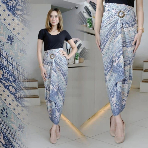 Rok lilit batik/ rok batik murah/ bawahan kebaya/ kain batik/ rok batik modern
