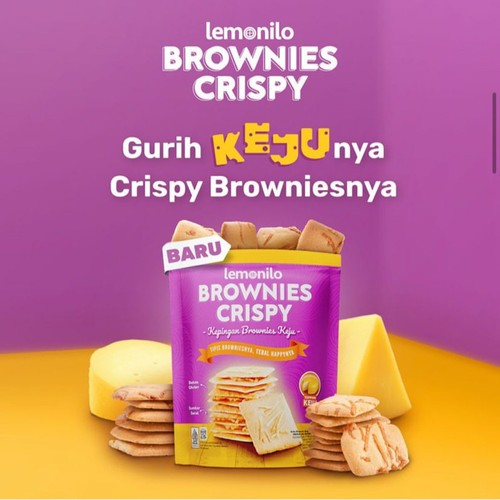 

LEMONILO BROWNIES CRISPY rasa keju