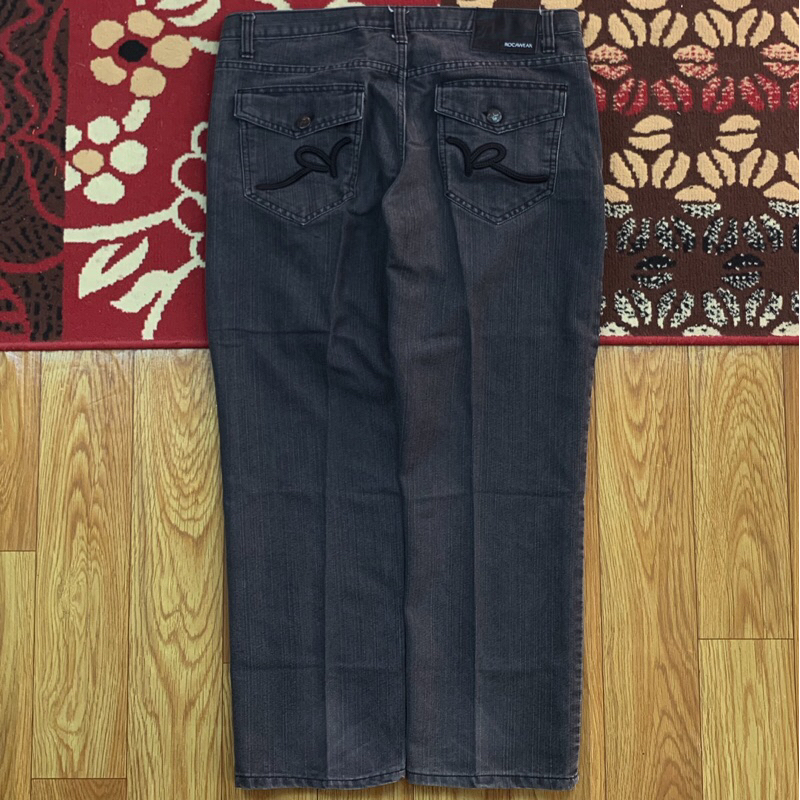 ROCAWEAR DENIM PANTS SIZE 38 | ROCAWEAR HIPHOP BRAND | ROCAWEAR BAGGY PANTS | ROCAWEAR BAGGY DENIM P