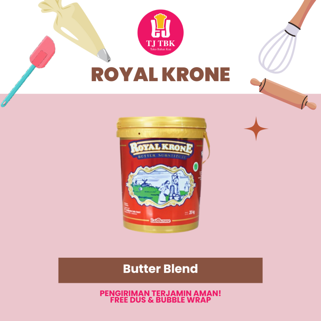 

Royal Krone Gold Butter Substitute BOS (repack 500g dan 1kg) | Toko Bahan Kue TJ