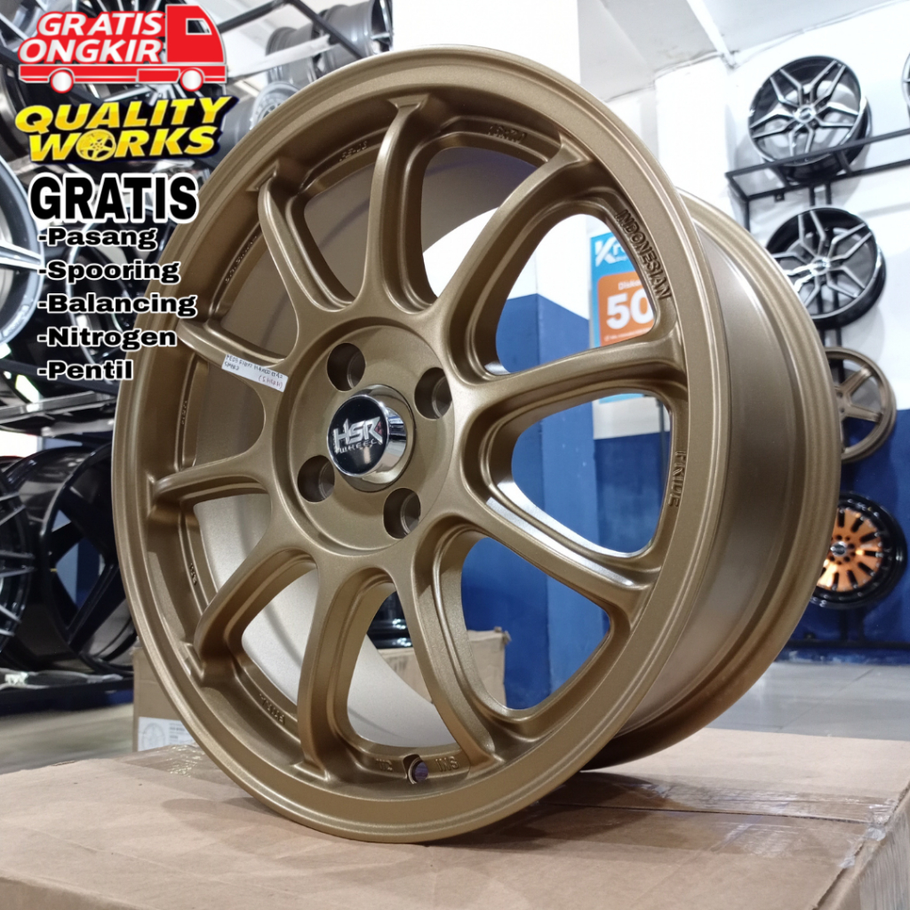 Velg Racing Mobil Avanza, Xenia, Livina, R16 Velg Jdm Hsr Wheel Fe03