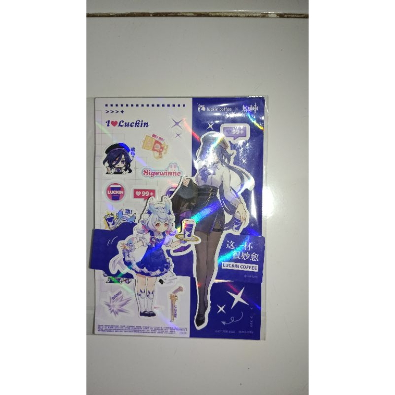 

Sticker official collaboration Genshin Impact x luckin coffee