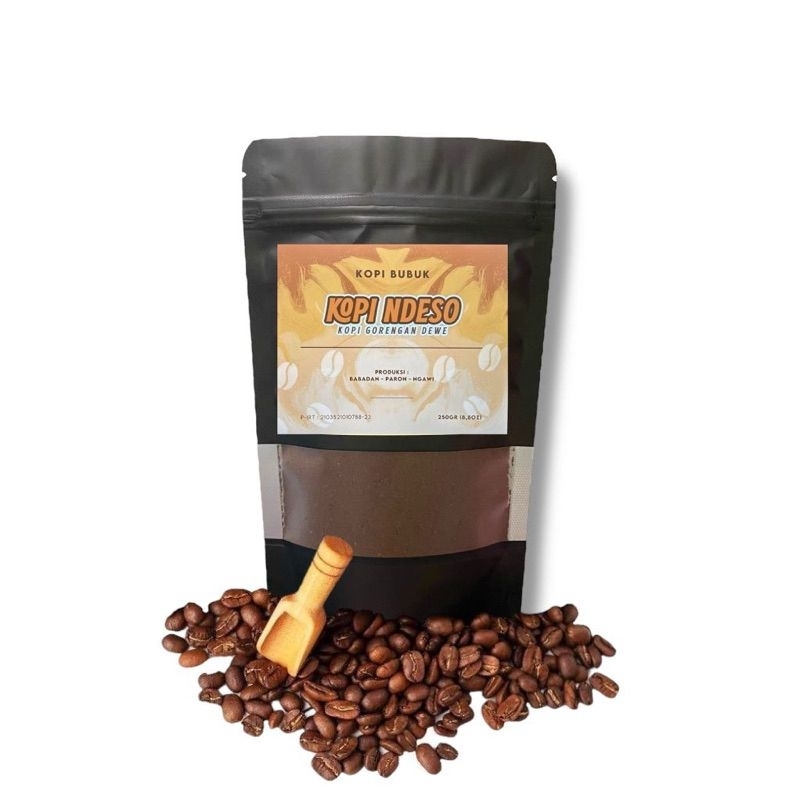 

Kopi Ndeso Kopi Bubuk Gorengan Dewe 250 Gram