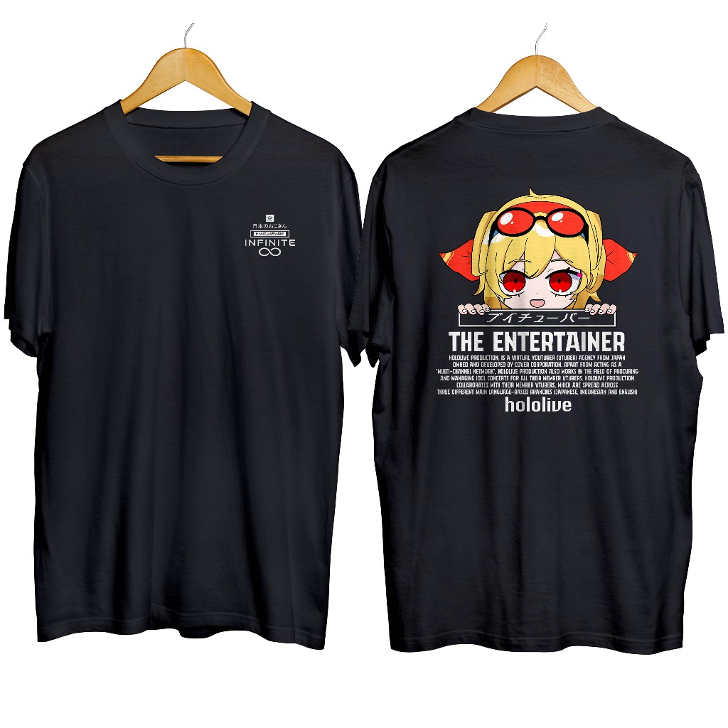 Kaos distro infinite vtuberKAELA KOVALSKIA PEEKER ALT-HOLOLIVEmaterial cotton combed 30s