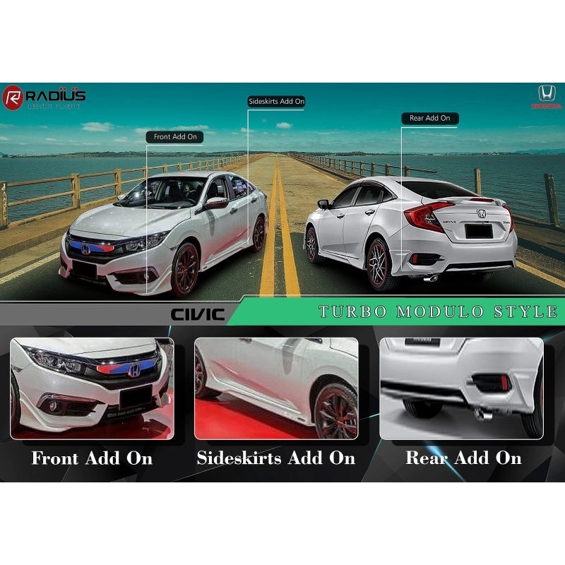 Bodykit Modulo Civic Turbo sedan