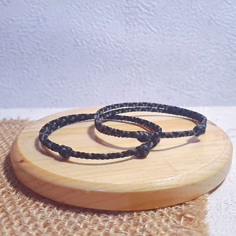 Roputto - Gelang Couple Mine & Yours Polos | THIN |Gelang couple / gelang polos / gelang custom / ge