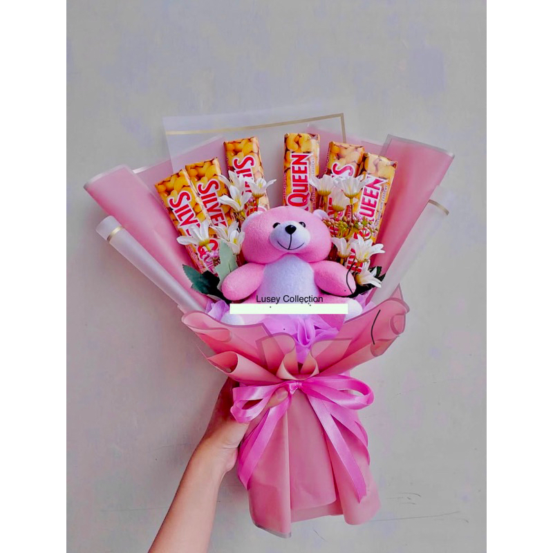 

READY bucket valentine murah kado valentine buket coklat silverqueen