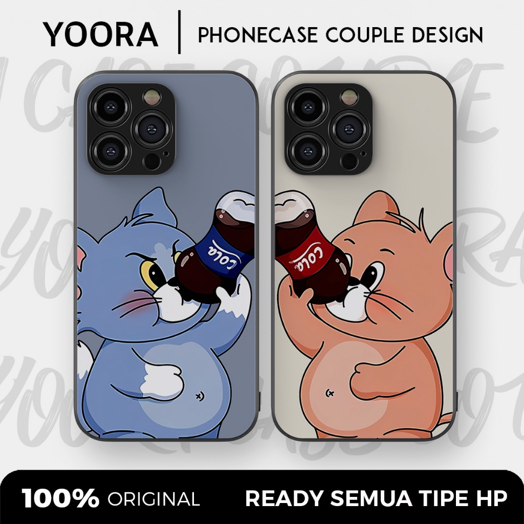 [TJ34] Custom Case Couple Tom and Jerry Premium Bisa Untuk Semua Tipe Hp