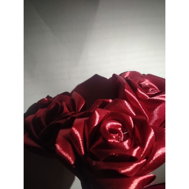 

Bunga pita satin 4cm (tanpa tangkai)