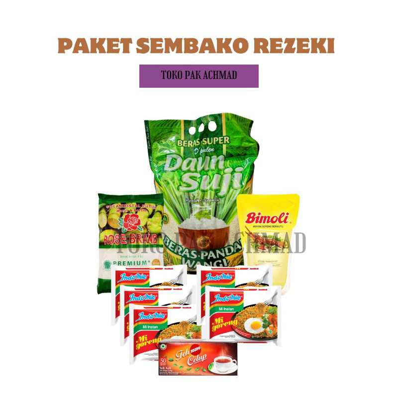 

PakAchmad -Paket sembako REZEKI murah surabaya