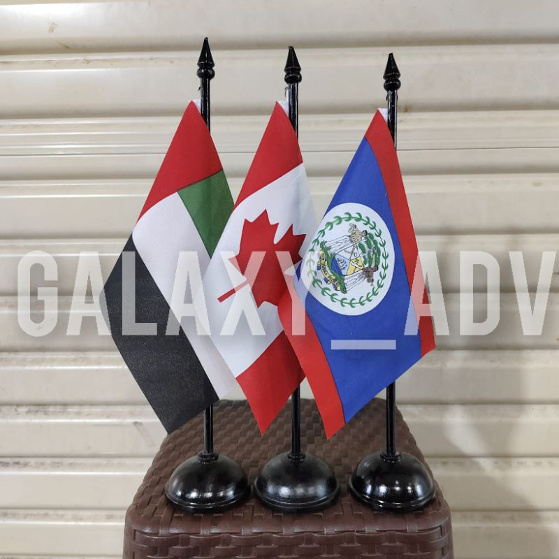

[1PAKET]bendera meja negara TURKI dan INDONESIA + tiang