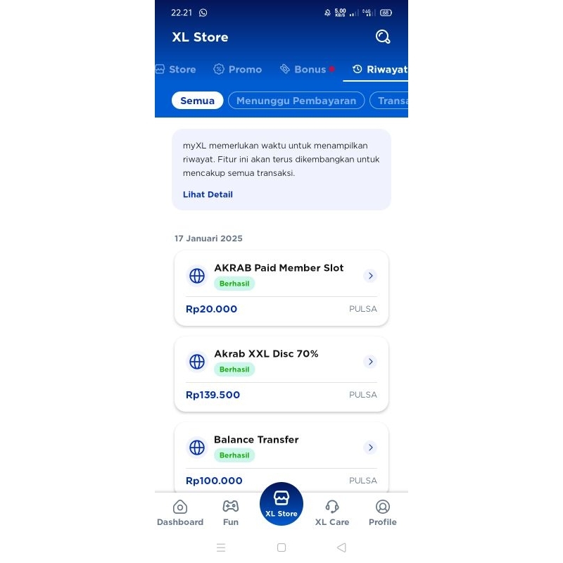 kartu xl akrab disk 50%