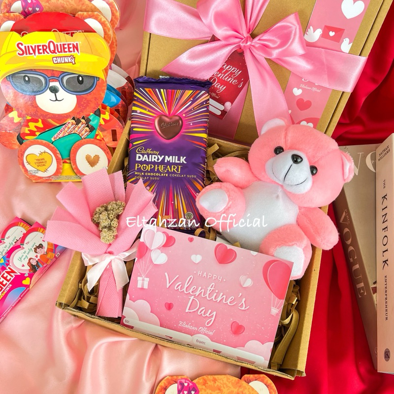 

[NABILA] HAMPERS COKELAT VALENTINE GIFT BOX CEWEK PINK SERIES HADIAH ULANG TAHUN WISUDA