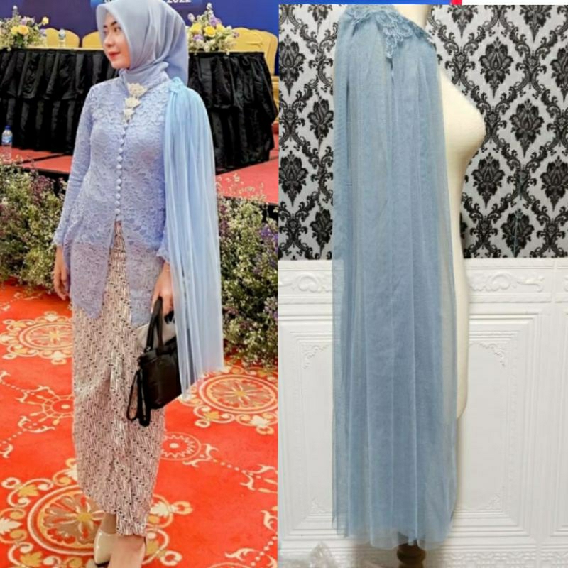 Sayap Pundak Kebaya Aksesories Kebaya Modern / Slayer Pundak kebaya gaun