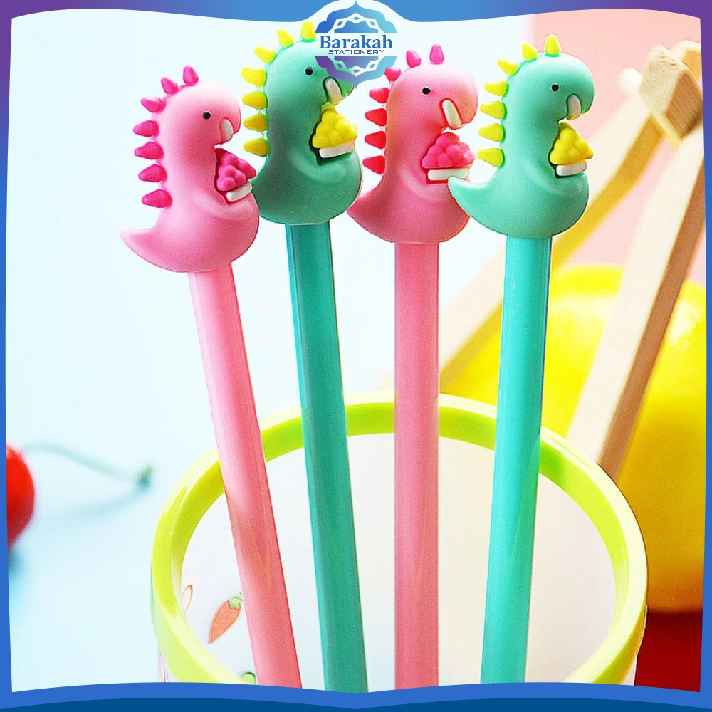 

Pulpen Gel Dinosaurus Pena Pen Dino Bolpen Bolpoin Unik Ballpoint Lucu / Pulpen Karakter Dinosaur Barakah Stationery A33