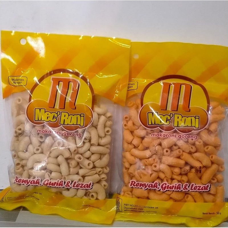 

Makaroni Mec pedas manis isi 50gram