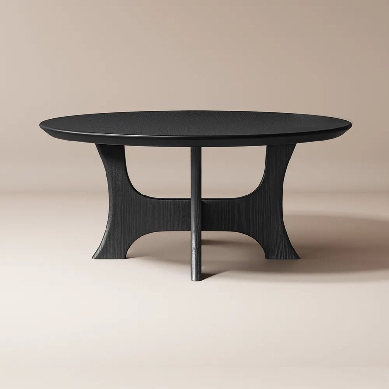 Meja Bar | Coffee Table | Meja Kopi Minimalis Black Doff