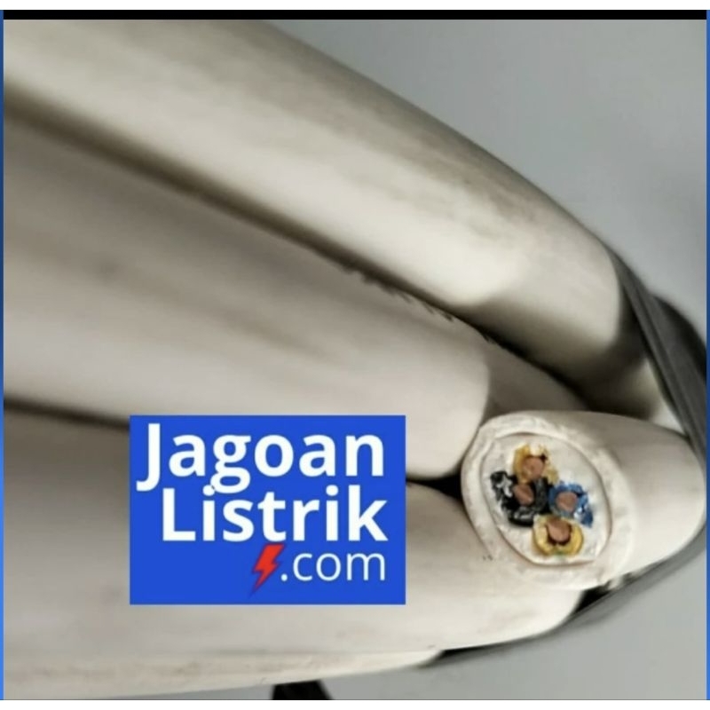 Kabel NYM 4x6 Supreme Kabel Listrik Putih Kawat NYM 4 X 6 mm2 ( Ecer )