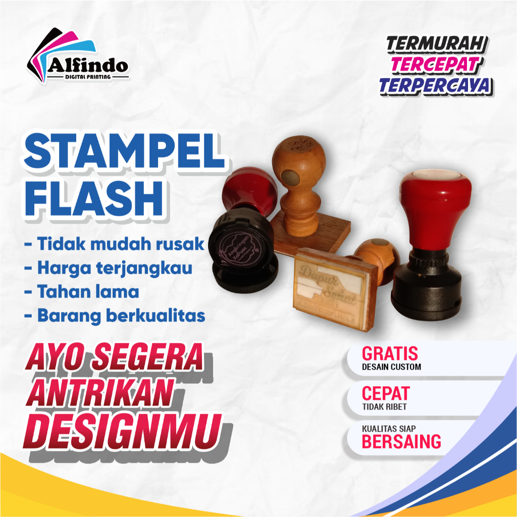 

STEMPEL FLASH // STEMPEL OTOMATIS ( FLASH ) KILAT LANGSUNG JADI // STEMPEL CUSTOM LOGO // STEMPEL FLASH TERMURAH // ALFINDODIGITALPRINTING