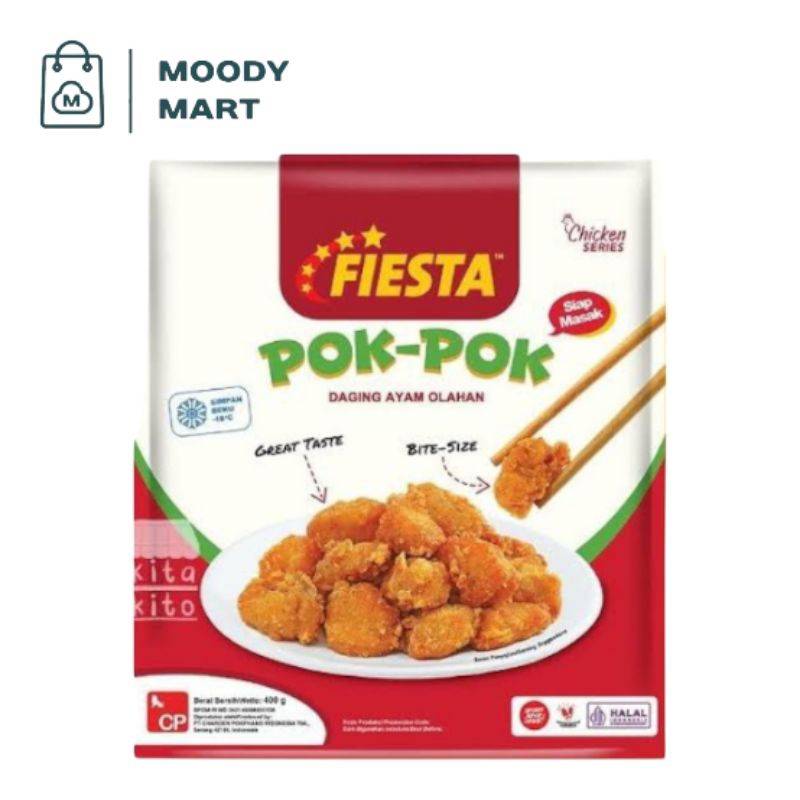 

Fiesta Chicken Pok-Pok 400gr / Fiesta Daging Ayam Olahan Pok-Pok 400gr