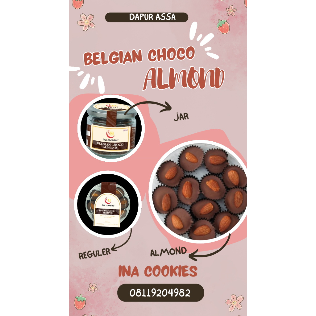 

INA COOKIES - BELGIAN CHOCO ALMOND