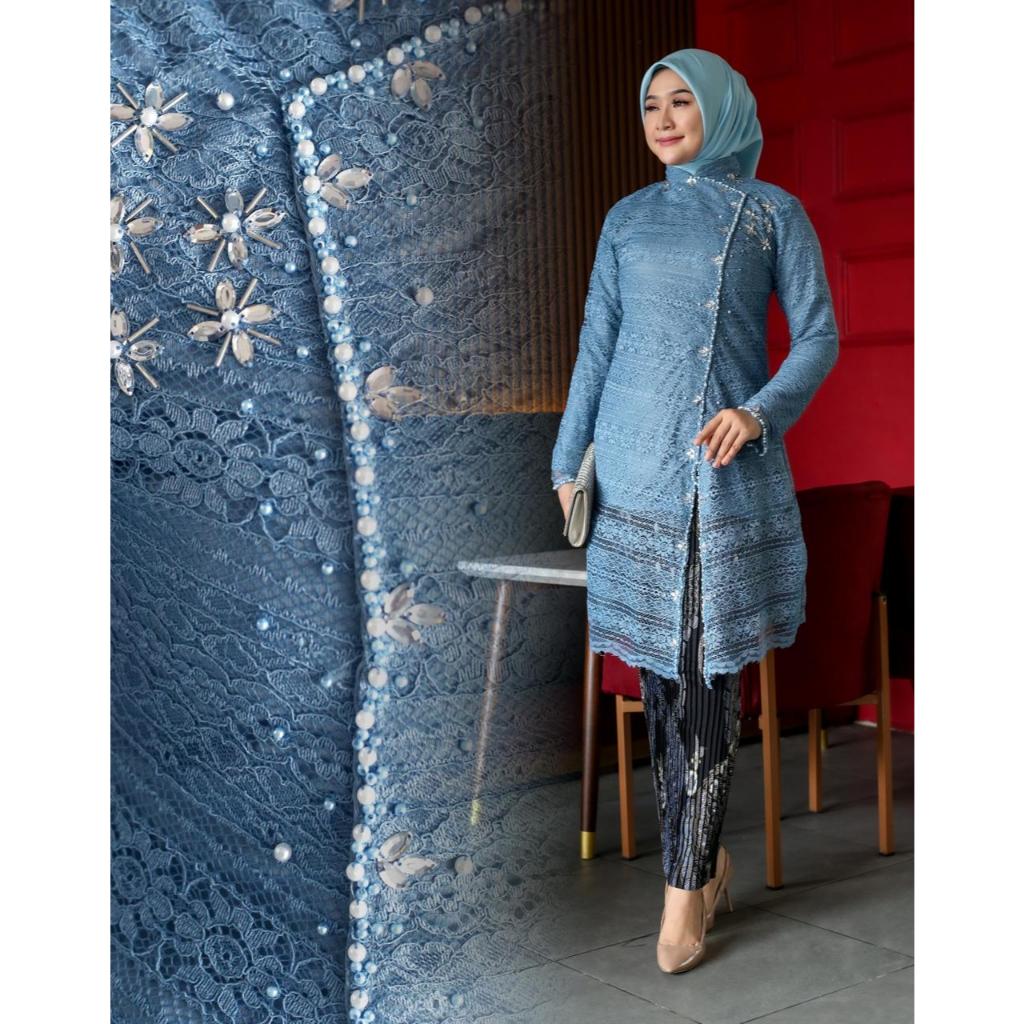Kebaya Modern Kebaya Janggan 2025 Payet Tunik Brokat Payet Kebaya Wisuda Kebaya Remaja