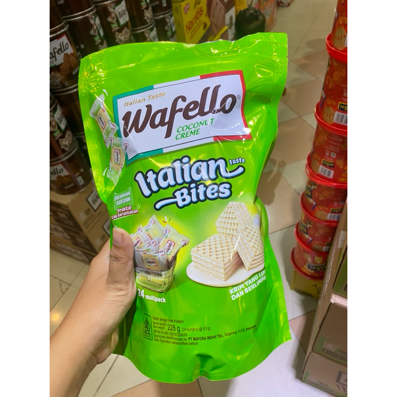 

BELI 1 GRATIS 1 WAFELLO KEMASAN POUCH// WAFER WAFELLO PARCEL LEBARAN