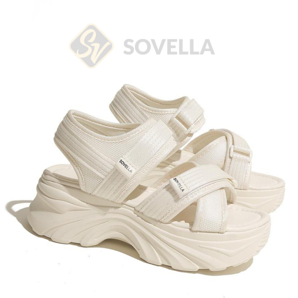 SOVELLA Kazumi Sandal Wanita Platform Tali