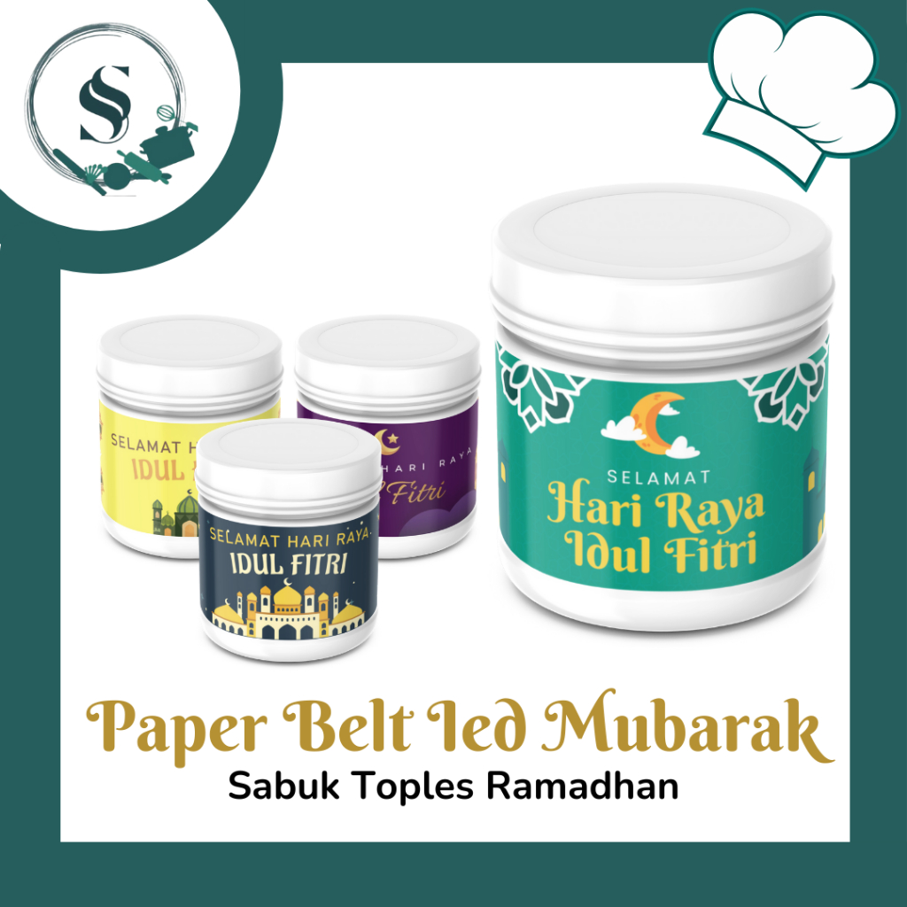 

(SM) 1PACK PAPERBELT SABUK TOPLES IDUL FITRI | Pita Slempang Pita Parcel Lebaran Paper Belt Idul Fitri Hiasan Toples Idul Fitri Raya Sabuk Toples Raya