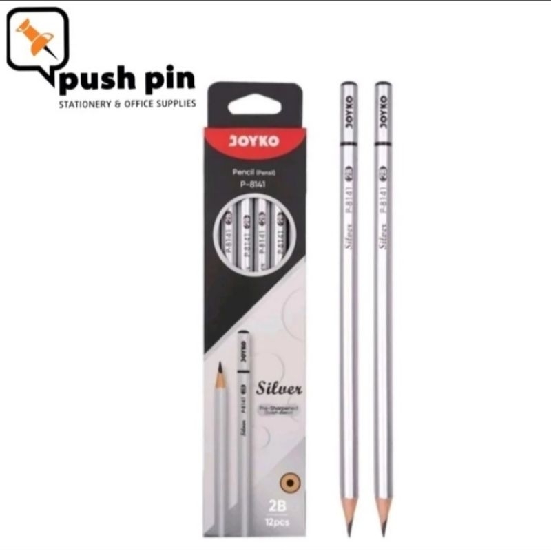 

Joyko Pensil 2B P-8141 Silver