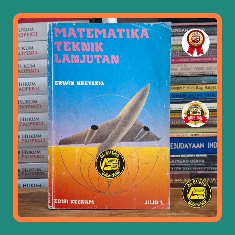 Buku (ORI 100%)⭐ MATEMATIKA TEKNIK LANJUTAN > Erwin Kreyszig