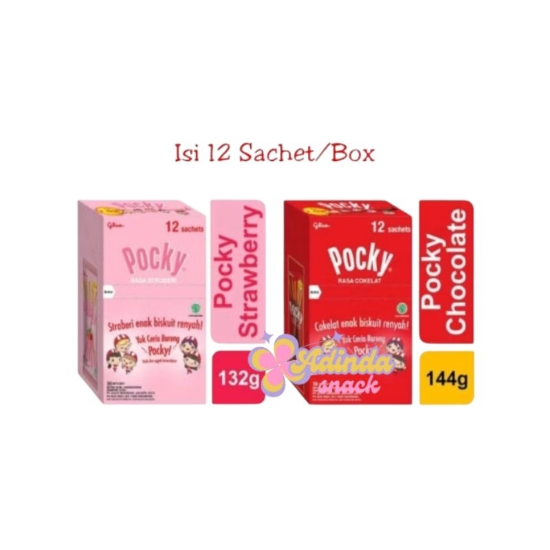 

pocky isi 12 pcs varian rasa coklat dan strawberry