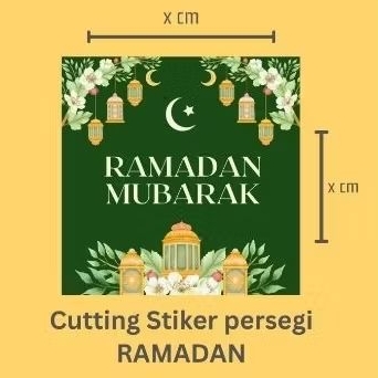 

Stiker Ramadan Mubarak Persegi