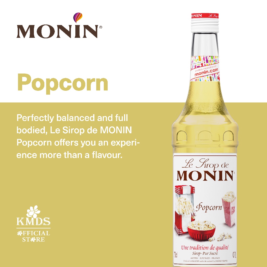 

MONIN POPCORN SYRUP 70CL / 700ML